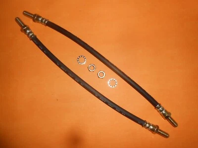 PAR DE MANGUERAS DE FRENO DELANTERAS HUMBER SUPER SNIPE, HALCÓN, IMPERIAL (1962 encendido) Foto 1 de 3