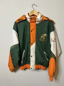 Vintage pro player Miami hurricane jacket XL - Picture 1 of 3