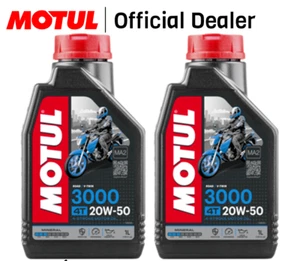 2 Liter Motoröl Motorrad MOTUL 3000 20W50 Mineral Api Sl / Sg / Sh / Sj MA2 Dyna - Bild 1 von 3