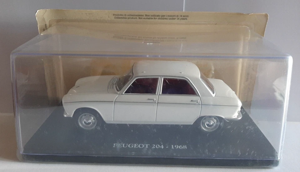 #036) DIE CAST AUTO VINTAGE - PEUGEOT 204 1968 - scala 1:24 - Immagine 1 di 1