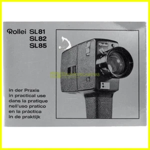 Manuale originale Rollei SL81 SL82 SL85 Libretto istruzioni italiano EN DE FR ES - Picture 1 of 2