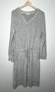 Soft Surrounding Women’s Sweater Dress Drawstring Waist Pockets Size Medium - Picture 1 of 7
