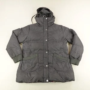 Betsey Johnson Jacket Womens XL Black Quilted Puffer Feather Down Parka Coat - Picture 1 of 14