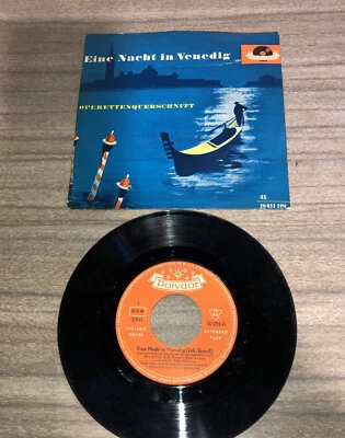 EINE NACHT IN VENEDIG  GERMANY  POLYDOR 45 20052 EPH EXCELLENT CONDITION  - Image 1 of 4