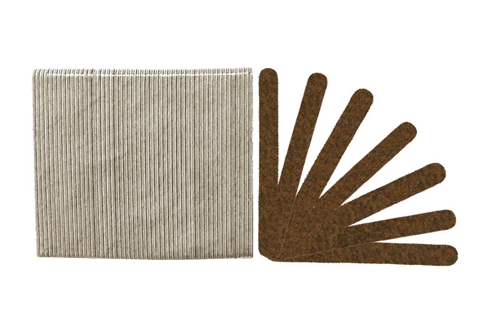 Первоклассные коричневые моющиеся дезинфицируемые пилки для ногтей зернистость 80/80 для салонов красоты спа - Изображение 1 из 1