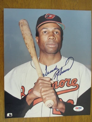 Frank Robinson HOF Baltimore Orioles Signed 8x10 Photo PSA/DNA - Image 1 of 3