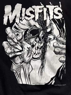 Camiseta De Colección 2001 Misfits Pushead Evil Eye Grande Mommy Can I Go Out And Kill Foto 1 de 4