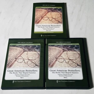 Great Courses - Great American Bestsellers  Books That Shaped America Peter Conn - Picture 1 of 5