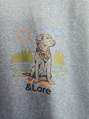 Jaqueta com capuz nova sem etiquetas &Lore com logotipo Labrador tamanho GRANDE - Imagem 1 de 4