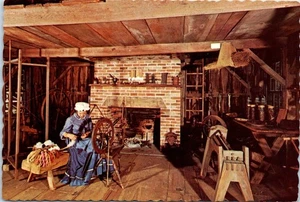 Conner Prairie Pioneer Settlement Loom House, Noblesville, Indiana Postcard - Picture 1 of 2