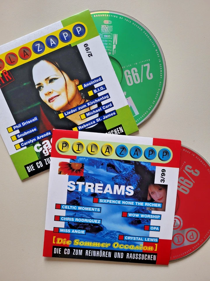 2 x Pila Zapp - Promo CDs 1999 - Celtic Moments, Kirchentag, Phil Driscoll, Opa - Bild 1 von 1
