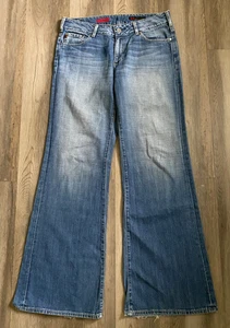 Adriano Goldschmied AG The Mona Y2K Wide Leg Womens Sz 32R Low Rise Jeans - Picture 1 of 10