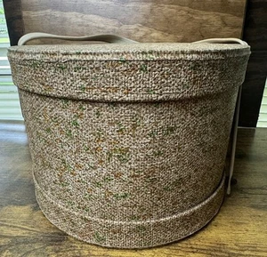 Vintage Everbest Originals Hat Box w/Leather Strap - Picture 1 of 10