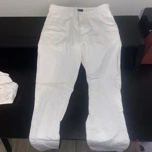 Polo Ralph Lauren Boys Cotton Twill Pants Soft White Sz 14 - NWT - Picture 1 of 4
