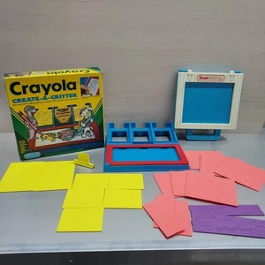 Vtg Crayola Create A Critter Creative 2125 Coloring & Snorks Cartoon Maker - Picture 1 of 24