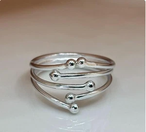 Silver Chunky Ring, 925 silver ring, rings for women, sterling silver All Size - Picture 1 of 8