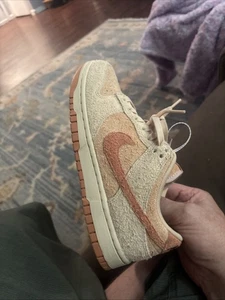 Nike Women's Size 7.5 Dunk Low Burnt Sunrise HF5075-287 Shimmer/Amber Brown New - Picture 1 of 7