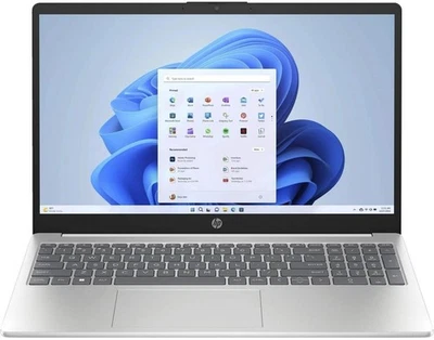 HP 17-cn3101ds 15.6" HD+ Intel Processor N200 4GB DDR4 RAM 128GB UFS W11H Laptop - Image 1 of 4