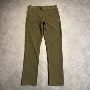 Rag Bone Pants Mens 31 Olive Green Fit 2 Chino Slim Stretch - Picture 1 of 10