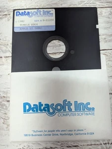 Vintage 5.25" Floppy Disk Datasoft Tumble Bugs Game Apple II - Picture 1 of 1