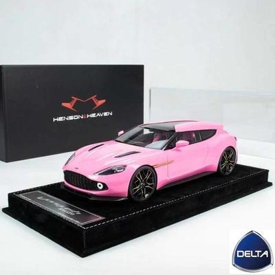 1/18 Henson & Heaven HH Model Aston Martin Vanquish Zagato Baby Pink - Image 1 of 4