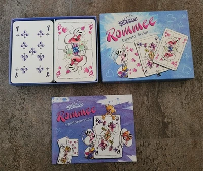 Diddl Rommé Canasta Bridge Kartenspiel Vintage Komplett Spielkarten Sammlerstück - Bild 1 von 2