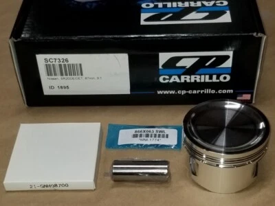 CP-Carrillo SC7326-1 Piston for Nissan SR20DET 87mm 9.0 B13 S13 S14 GTiR SINGLE - Image 1 of 3