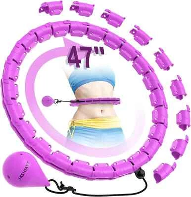 Aros de hula con peso Infinity Hoop Fit talla grande 47", para adultos pérdida de peso Foto 1 de 3