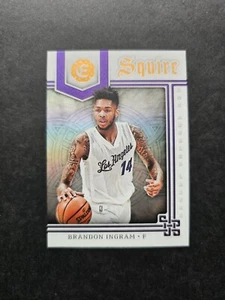 2016-17 Panini Excalibur Squire Brandon Ingram 🔥 Rookie Card #4 Lakers Pelicans - Picture 1 of 3