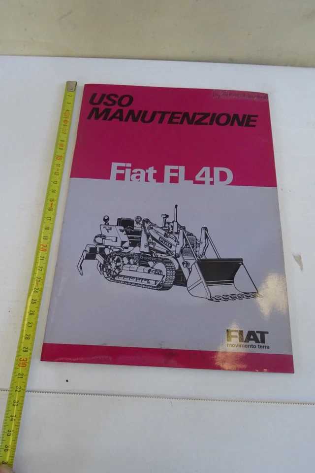 trattrice Fiat caricatore FL 4D Idrovert manuale uso manutenzione trattore 1973 - Immagine 1 di 4