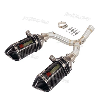 Puntas silenciadoras deslizables tubo de escape de enlace medio para Honda CRF450R CRF450RX 2015-2016 Foto 1 de 4