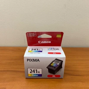 Canon 241XL Single Ink Cartridge Tri-Color 5208B004 'Fine Cartridge' Sealed NIB - Photo 1/7