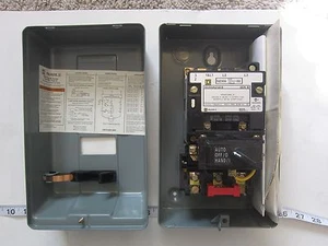 Square D 8536 SAG12V03CS Size 00 3P 240V Coil Starter, New - Picture 1 of 3