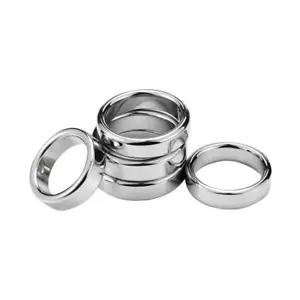 Anello elasticizzatore pene uomo acciaio inox sfere di metallo esaltatore ritardo eiaculazione - Foto 1 di 20