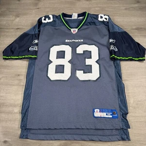 VTG Y2K Seattle Seahawks Jersey #83 Deion Branch NFL Medium Reebok - Picture 1 of 6