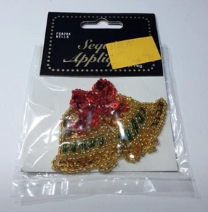 Weihnachten Pailletten Applikationen Wang’s International Bells - Ugly Sweater - Bild 1 von 3