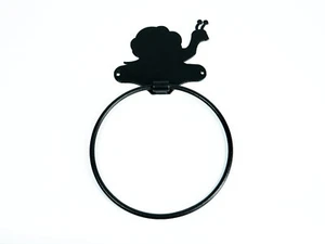 Handtuchring Schnecke, Badezimmer, Animal Brackets, Metall, Geschenk - Bild 1 von 1