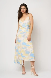 NWT $298 Joie Dami Wrap Midi Dress 6 - Picture 1 of 6