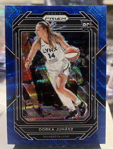 2023 Panini WNBA Prizm DORKA JUHASZ Blue Wave Prizm Rookie RC Lynx PWE