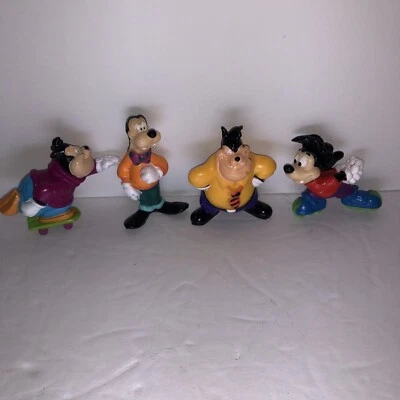 Figuras de PVC de colección de Disney Kellog’s Goof Troop 1991 Goofy Max PJ Pete años 90’s Foto 1 de 4