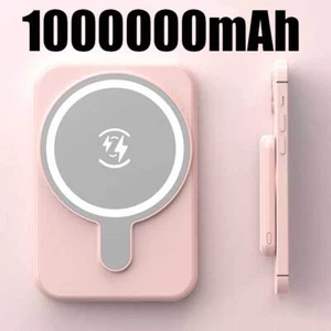 1000000mAh Mini Wireless Power Bank Magnetic Portable External Battery Charger - Picture 1 of 15