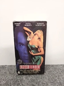 Legal Tender (VHS, 1991) Robert Davi Tanya Roberts Morton Downey Jr. - Picture 1 of 5
