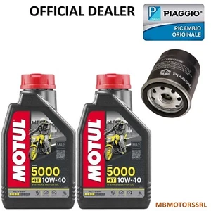 KIT TAGLIANDO PIAGGIO BEVERLY 300 2017 2018 2019 2020 FILTRO OLIO ORIGINALE - Foto 1 di 5