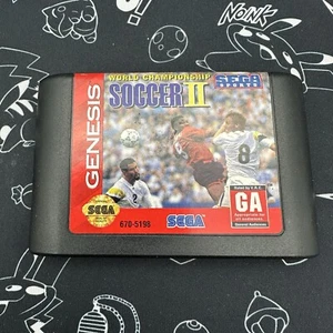 Campeonato Mundial de Fútbol II (Sega Genesis, 1994) Cartucho Solo LIMPIO Y PROBADO - Imagen 1 de 5