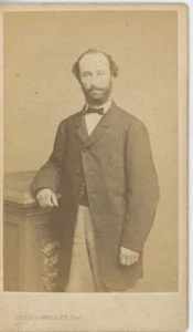 Lucien VIEUXTEMPS (Pianist): Signed CDV Photograph - Picture 1 of 2