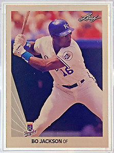 1990 Leaf #125 Bo Jackson Royals -Great Gift Sport Cards - Very Sharp!