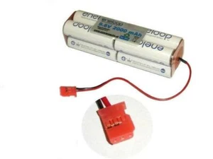 Senderakku für FUTABA FF-7 (T7CP), FF-8, FF-9 ... Panasonic Eneloop 9.6V2000mAh - Foto 1 di 1