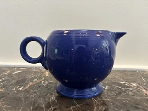Brocca labbra ghiaccio blu cobalto vintage Fiestaware - Foto 1 di 6