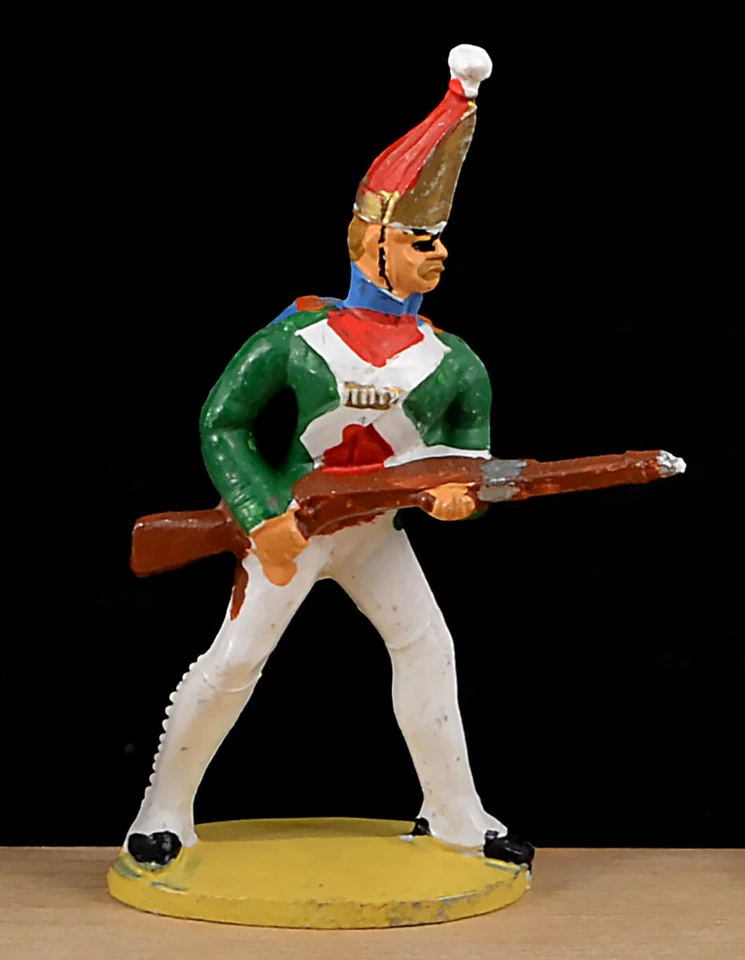 Jim - russo napoleônico - soldado de brinquedo pintado vintage década de 1970 60mm - 1 apenas! - Imagem 1 de 1