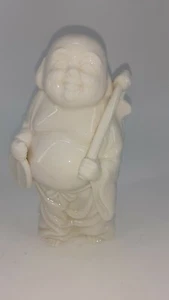ENESCO Vintage Porcelain Standing Buddha Statue Figurine WHITE - Picture 1 of 8